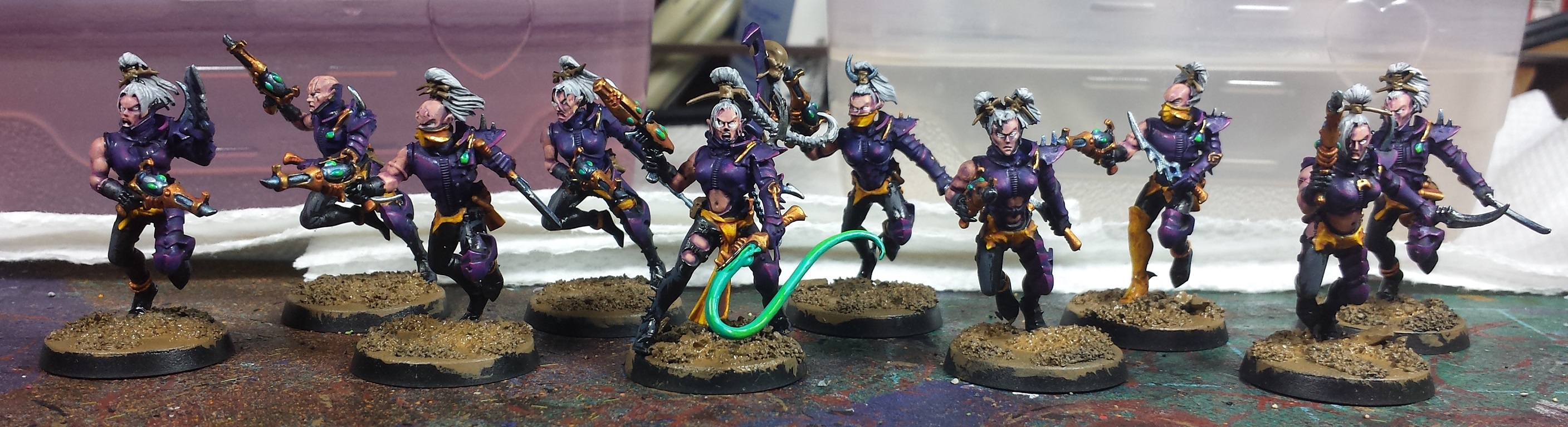 40k Dark Eldar - Wych Cult Painting Continues, And A NOCF Charity ...